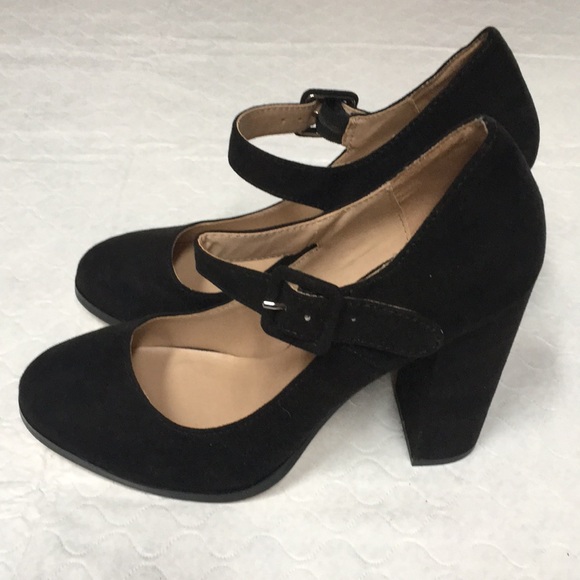 Mix No. 6 Shoes - Suede black pumps, Mix No. 6, size women’s 7.5